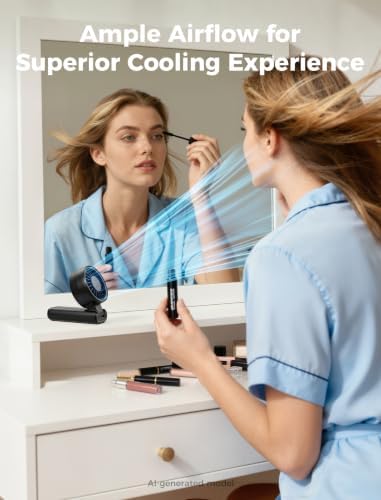 Aecooly Mighty Portable Handheld Fan | 20H Max Cooling | 3 Flexible Modes - Image 7