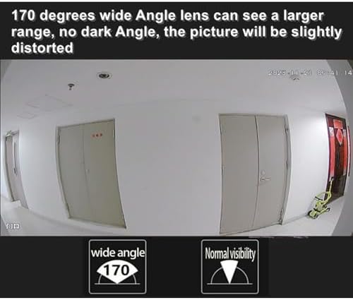 Generic Door Eye Hole Camera, Wide Angle Lens, Support APP, Memory Card - Image 5