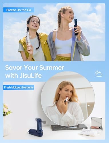 JISULIFE 3 IN 1 Portable Fan with Power Bank & Flashlight Featured - Image 6