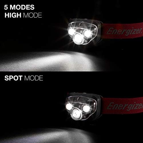 Energizer PRO-315 LED Headlamp, IPX4 Water Resistant Headlamps, High-Performance Head Light for Outdoors, Camping, Running, Storm, Survival LED Light for Emergencies (Batteries Included) - Image 6