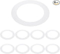 PATIKIL 5.9" ID 8.1" OD Plastic Trim Ring, Translucent Matte White by PATIKIL