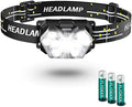 2000 Lumen 9 LED Headlamp, Ultra Bright Head Lamp with 6 Modes, Lightweight Head with Adjustable Strap, IPX5 Waterproof Headlight Great for Camping Hiking, 3 AAA Batteries Included by Eirnvop
