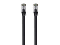 Monoprice Cat8 2ft Black Patch Cable Double Shielded 26AWG 2GHz 40G Pure Bare by Monoprice
