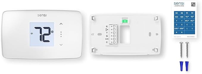 Sensi Lite Smart Thermostat, Programmable, Easy DIY, Works - Image 5