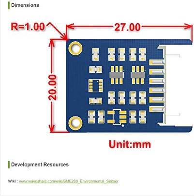 Waveshare BME280 Environmental Sensor, Temperature, Barometric Pressure - Image 6