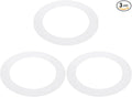 PATIKIL 6.3" ID 8.7" OD Plastic Trim Ring, Translucent Matte White by PATIKIL