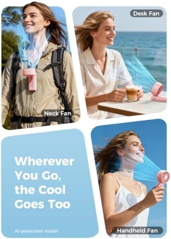 Aecooly Mighty Portable Handheld Fan | 20H Max Cooling | 3 Flexible Modes - Image 5