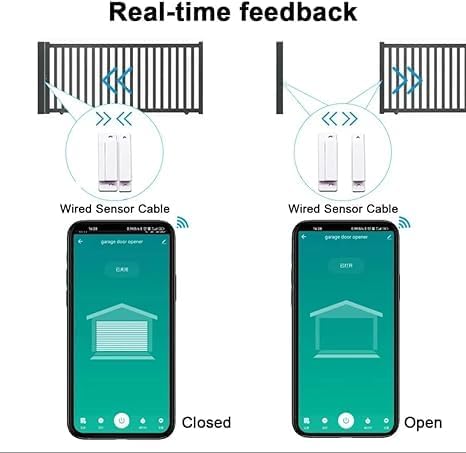 Easy Operation, Smart WiFi 5V Garage Door Opener Controller, Garage Open Close - Image 2