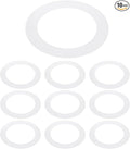 PATIKIL 6.3" ID 8.7" OD Plastic Trim Ring, Translucent Matte White by PATIKIL