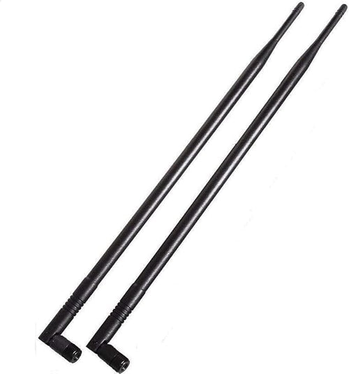 1.3ft 2x 10dBi WiFi Bluetooth Antenna 2.4GHz/5GHz/5.8GHz Tri-Band Omni by TREADALT-TEC