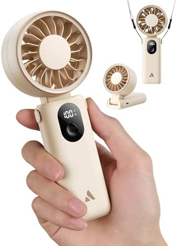 Aecooly Mighty Portable Handheld Fan 2 Pack | 20H Max Cooling Time by Aecooly