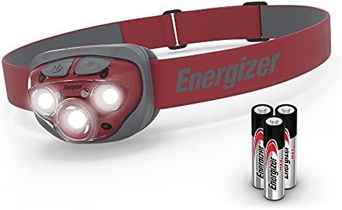 Energizer PRO-315 LED Headlamp, IPX4 Water Resistant Headlamps, High-Performance Head Light for Outdoors, Camping, Running, Storm, Survival LED Light for Emergencies (Batteries Included) by Energizer