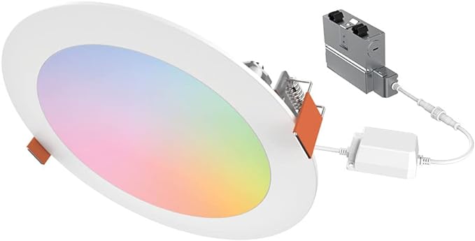 HALO 6” Smart Wi-Fi Slim Canless LED Downlight Powered by WiZ Pro, Dimmable by HALO