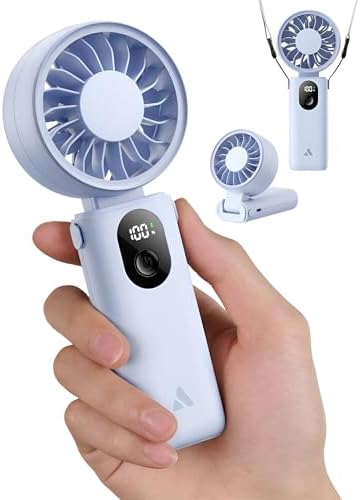 Aecooly Mighty Portable Handheld Fan | 26H Max Cooling | 3 Flexible Modes by Aecooly