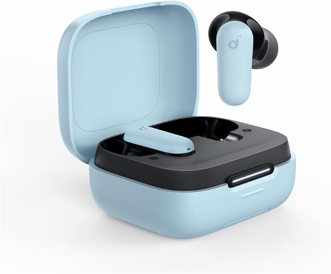 Soundcore P30i by Anker Noise Cancelling Earbuds, Hands-Free Viewing | Strong and Smart Noise Cancelling, Powerful Bass, 45H Playtime, 2-in-1 Case and Phone Stand, IP54, Bluetooth 5.4 - Image 4