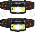 MIOISY Headlamp Rechargeable, Ultra Bright LED Head Lamp Flashlight 2 Pack by MIOISY