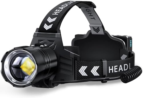 FINICO Rechargeable LED   Headlamp 99000 High Lumens by FINICOLighting