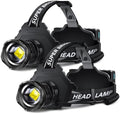 AKNEAR Rechargeable LED Headlamp 99000 High lumens Bright with Red Light by AKNEARHeadlampRechargeable