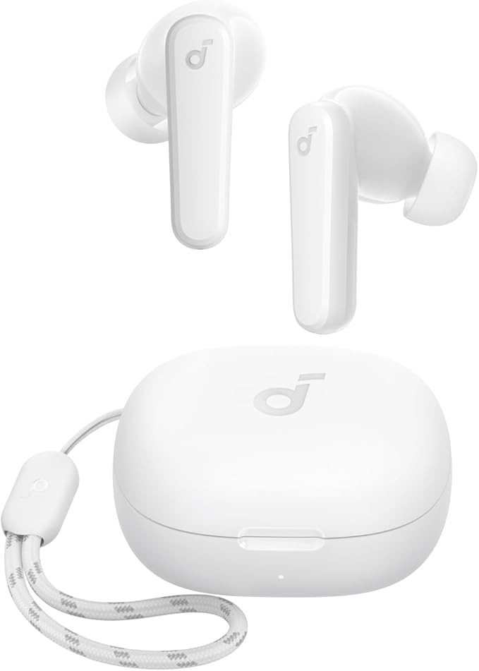 Soundcore by Anker P20i True Wireless Earbuds, with Big Bass, 30H Playtime | Bluetooth 5.3, Water-Resistant, 2 Mics for AI Clear Calls, 22 Preset EQs, Customization via App by Unknown