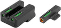 Truglo TFX PRO Handgun Sight, Glowing Shock Proof Tritium and Fiber Optic Night by TruGloInc-Sports