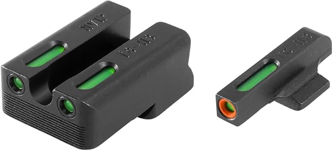 Truglo TFX PRO Handgun Sight, Glowing Shock Proof Tritium and Fiber Optic Night by TruGloInc-Sports
