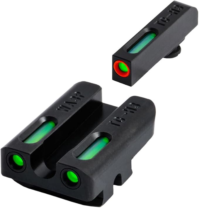 Truglo TFX PRO Handgun Sight, Glowing Shock Proof Tritium and Fiber Optic Night by TruGloInc-Sports