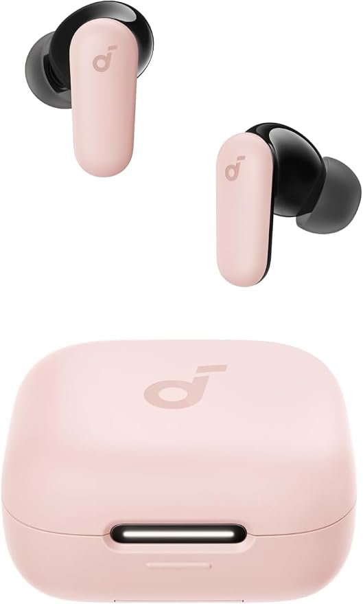 Soundcore P30i by Anker Noise Cancelling Earbuds, Hands-Free Viewing | Strong and Smart Noise Cancelling, Powerful Bass, 45H Playtime, 2-in-1 Case and Phone Stand, IP54, Bluetooth 5.4 by Unknown