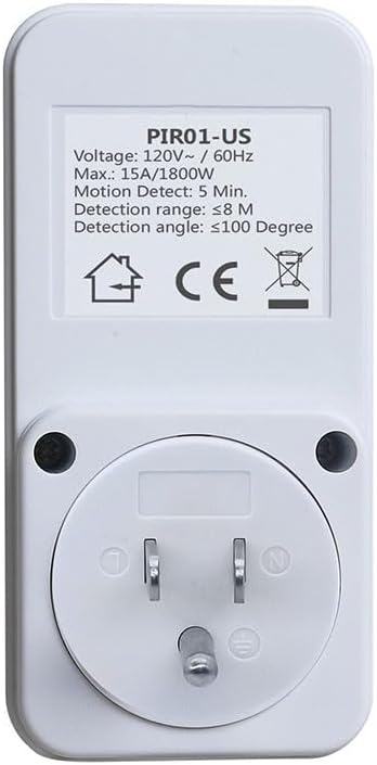 Advanced PIR Sensor Power Socket Switch 110V - Image 6