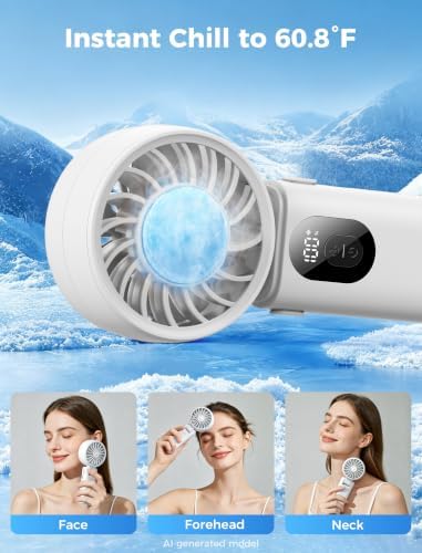 Aecooly Mighty Portable Handheld Fan with Cooling Plate | 20H Max Cooling - Image 3