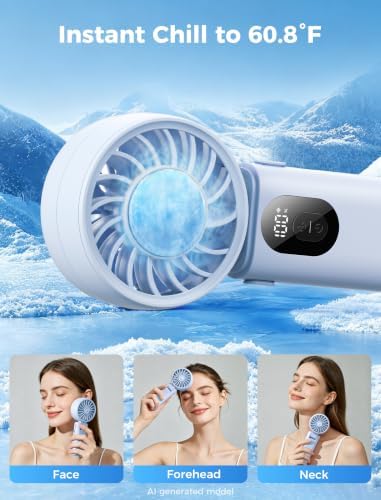 Aecooly Mighty Portable Handheld Fan with Cooling Plate | 20H Max Cooling - Image 3