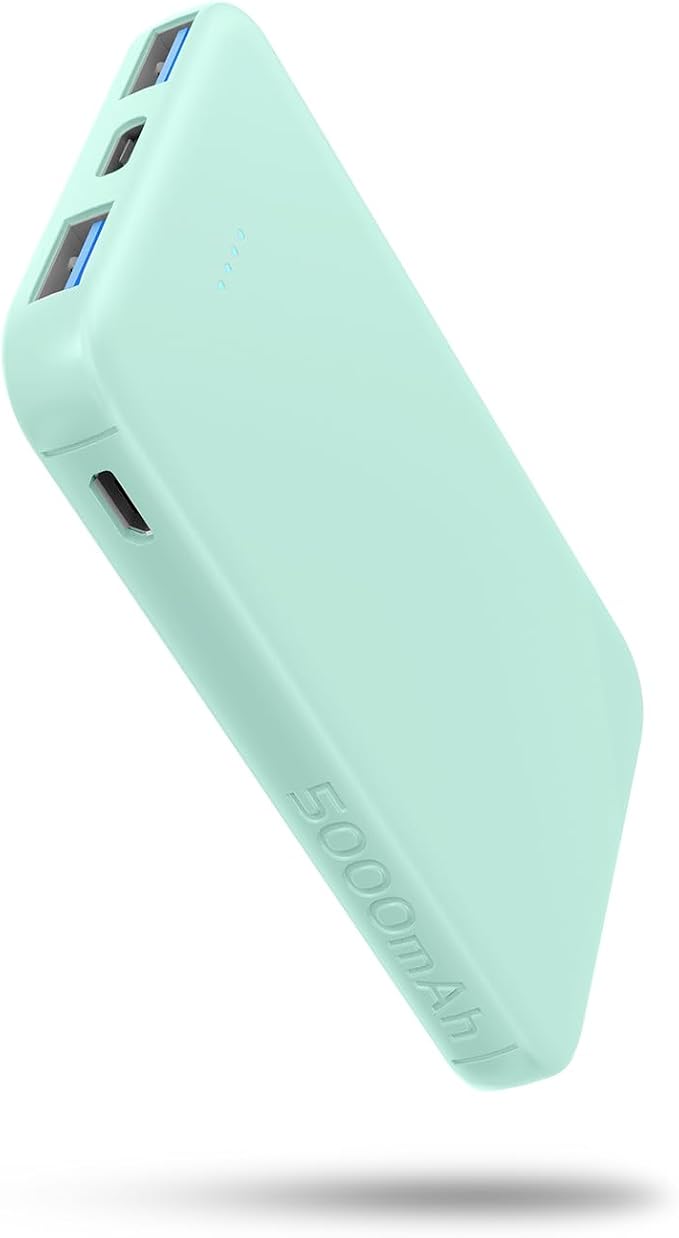 VANYUST S22 Portable Charger, Mini Colorful Power Bank, PowerNano, 5000mAh External Battery Pack Compatible with iPhone 15/14/13/12/11/X All Series and Android Phone by VANYUST