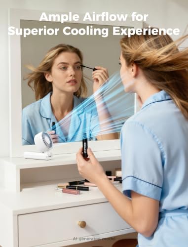 Aecooly Mighty Portable Handheld Fan | 26H Max Cooling | 3 Flexible Modes - Image 7