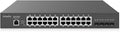 EnGenius Cloud Managed ECS1528T 24-Port 13” Compact Gigabit Switch w/ 4 SFP+ by EnGenius