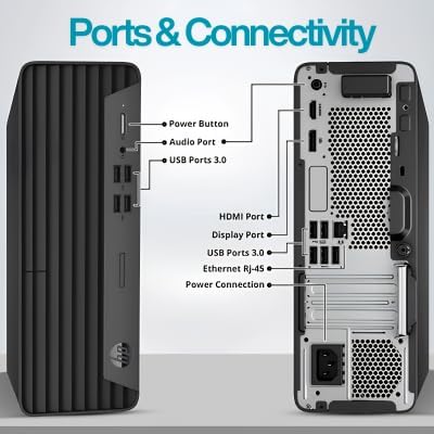 HP ProDesk G7 SFF Desktop Computer, Intel Processor, Dual 4K Display Support| 32GB RAM, 1TB Storage HDD & 128GB SSD| Wi-Fi| Bluetooth| HDMI| Wins 11 Pro| Keyboard & Mouse| Business & Personal Use - Image 5