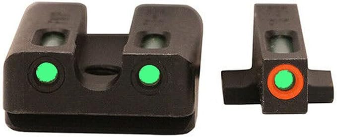 Truglo TFX PRO Handgun Sight, Glowing Shock Proof Tritium and Fiber Optic Night - Image 4