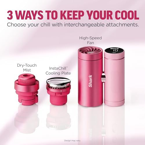Shark ChillPill 3-in-1 Fan, Mist and Cooling Plate, Glacier, FA022BL - Image 5