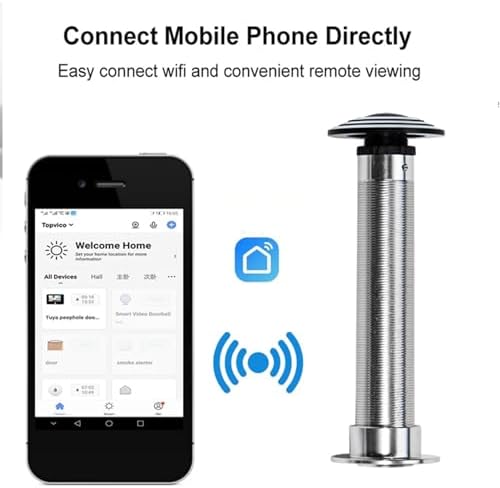 Generic Door Eye Hole Camera, Wide Angle Lens, Support APP, Memory Card - Image 3