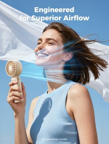 Aecooly Mighty Portable Handheld Fan 2 Pack | 20H Max Cooling Time - Image 3