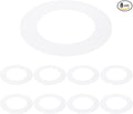 PATIKIL 3" ID 4.7" OD Plastic Trim Ring, Translucent Matte White by PATIKIL