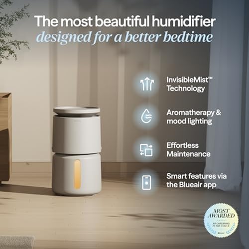 BLUEAIR Room Humidifier - DreamWell - 72Hr Top-Fill Mist-Free InvisibleMist Technology Aroma Stone for Essential Oils and Soothing Mood Lighting - Quiet Operation for Bedroom and Home Use - Image 2