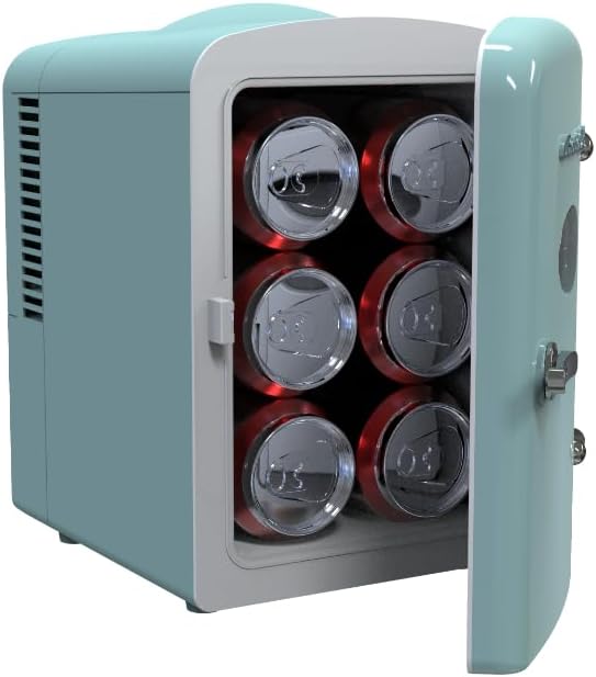 ARCTIC CHEF Compact refrigerators Multi Colors, Office Product, small meal cool, Beverage, Drinks (Blue) - Image 3