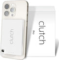 Clutch Pro – World's Thinnest iPhone Charger – Portable Power Bank 5000mAh – Magnetic Built-in Lightning Cable – TSA Approved Travel Charger – iPhone 14 & Earlier – White by ClutchCharger