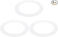 PATIKIL 4" ID 5.5" OD Plastic Trim Ring, Translucent Matte White by PATIKIL
