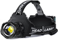 AKNEAR Rechargeable LED Headlamp Super Bright, 99000 High Lumens Head Lamp Zoomable, 25Dys+ Runtime & 12 Mode & Lightweight Comfort & 125° Adjustable Waterproof Head Light for Outdoor by AKNEARHeadlampRechargeable
