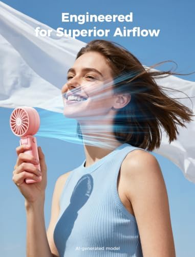 Aecooly Mighty Portable Handheld Fan | 20H Max Cooling | 3 Flexible Modes - Image 3