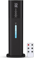 Humidifiers Large Room Bedroom with 7 Colors Light, 2.1Gal(8L) 3 Speed Quiet Ultrasonic Cool Mist Humidifier with 360° Nozzle, Humidity Setting, Timer,Aroma Box for Home Plant Baby Yoga Sleep (Black) by HumidifiersLargeRoomBedroom