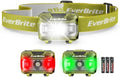 EverBrite Headlamp, 300 Lumens LED Head Lamp for Kids & Adults, Red Light by EverBrite