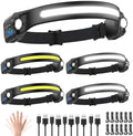 ZioeYiue Headlamp Rechargeable 5PCS, 230°Wide Beam LED Head Lamp for Adults by ZIOEYIUE