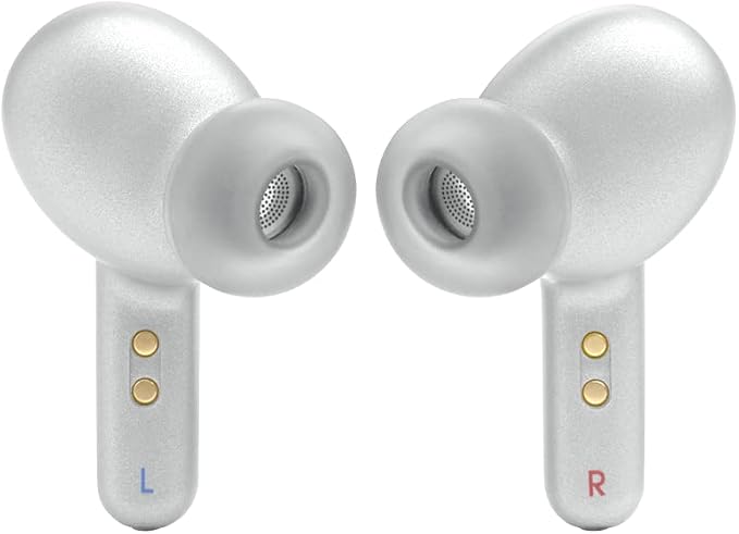 JBL Live Pro 2 TWS - Noise Cancelling Earbuds - Silver | JBL Signature Sound, True Adaptive Noise Cancelling with Smart Ambient, 40 1030 hours of playback with wireless charging - Image 12