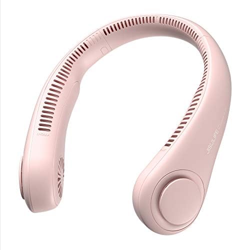 JISULIFE Portable Neck Fan, Hands-Free Bladeless, 5 Speeds, 4000 mAh by LivechillStaycool